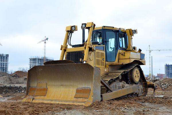 Bulldozer Site Clearing in Lawrence